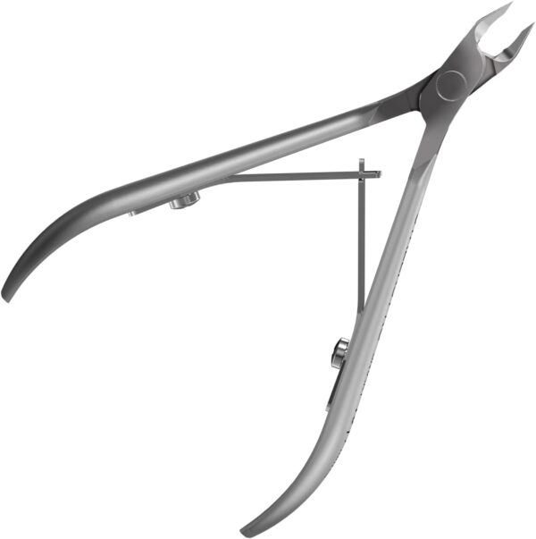 Cuticle Nippers – 3 mm Blades – Satin Finish – Stainless Steel – Professional Tool for Classic Manicure and Hardware Procedures