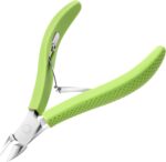 Cuticle Trimmer, Professional Nail Cuticle Cutter, Stainless Steel Cuticle Remover Nippers with Non-Slip Silicone Handle, Manicure Tools for Nail Care,Cuticle Clipper for Nails Dead Skin.