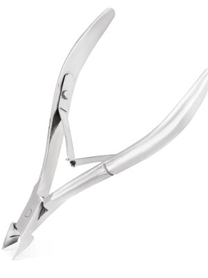 Cuticle Trimmer Cuticle Nippers,Professional Stainless Steel Cuticle Cutter Cuticle Clippers Cuticle Remover,Pedicure Manicure Tools for Fingernails and Toenails(Silver)