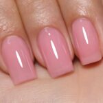 Jelly Gel Nail Polish, Pink Sheer Jelly Gel Polish Spring Summer Translucent Art Manicure Salon DIY Design 10ML