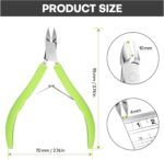 Cuticle Trimmer, Professional Nail Cuticle Cutter, Stainless Steel Cuticle Remover Nippers with Non-Slip Silicone Handle, Manicure Tools for Nail Care,Cuticle Clipper for Nails Dead Skin.