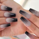 Color Changing Gel Nail Polish 10ML Grey to Black Mood Temperature Change Gel Polish Soak off UV Thermal Gel Nail Polish for Nail Art Manicure DIY Salon at Home