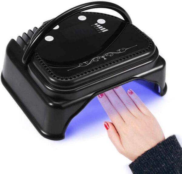 3 Types Cordless Rechargeable LED Nail Lamp Nail Dryer Machine UV Light Dryer Gel Nail Lamp with Smart Sensor Manicure Tools(US Plug)