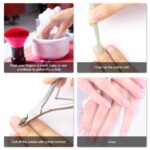 8 Pieces Cuticle Trimmer Stainless Steel Cuticle Nippers Pointed Blade Dead Skin Cutter Clipper Remover Scissors Manicure Tools for Fingernails and Toenails(Silver)